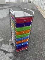 ROLLING CART FOR STORAGE SCRAP BOOKING CRAFTS