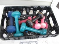 Lot of Assorted Smaller Dumbell Weights
