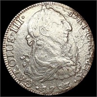 1783 Mexico Silve8 Reales NICELY CIRCULATED