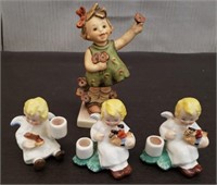 Lot of Goebel/Hummel Figurines. 2 Angels have a