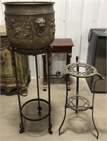 Iron Plant Stands. Bidding on one times the qty.