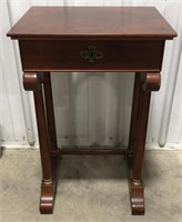 Side Table w/ Locking Drawer comes with key.