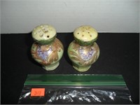 Green & Purple Salt and Pepper Shakers