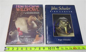 2 Wood Carving Books