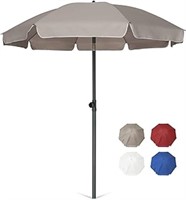 Ammsun Patio Umbrella Market Table Umbrella 6.5