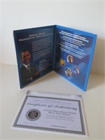 AUTHENTIC BARACK OBAMA PRESIDENTIAL  COIN SET