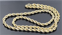 14k GF large necklace - gold filled