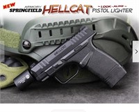 HELLCAT Pistol Shaped Gun Lighter METAL