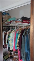 large misc. womens clothing and shoe closet lot