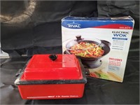 Rival Electric Wok & Nexco Roaster Oven