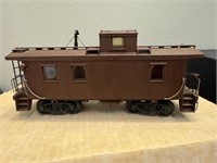 Wood Caboose With Interior & Lighted Marker Lights