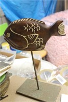 1977 Sarreid Wooden Fish