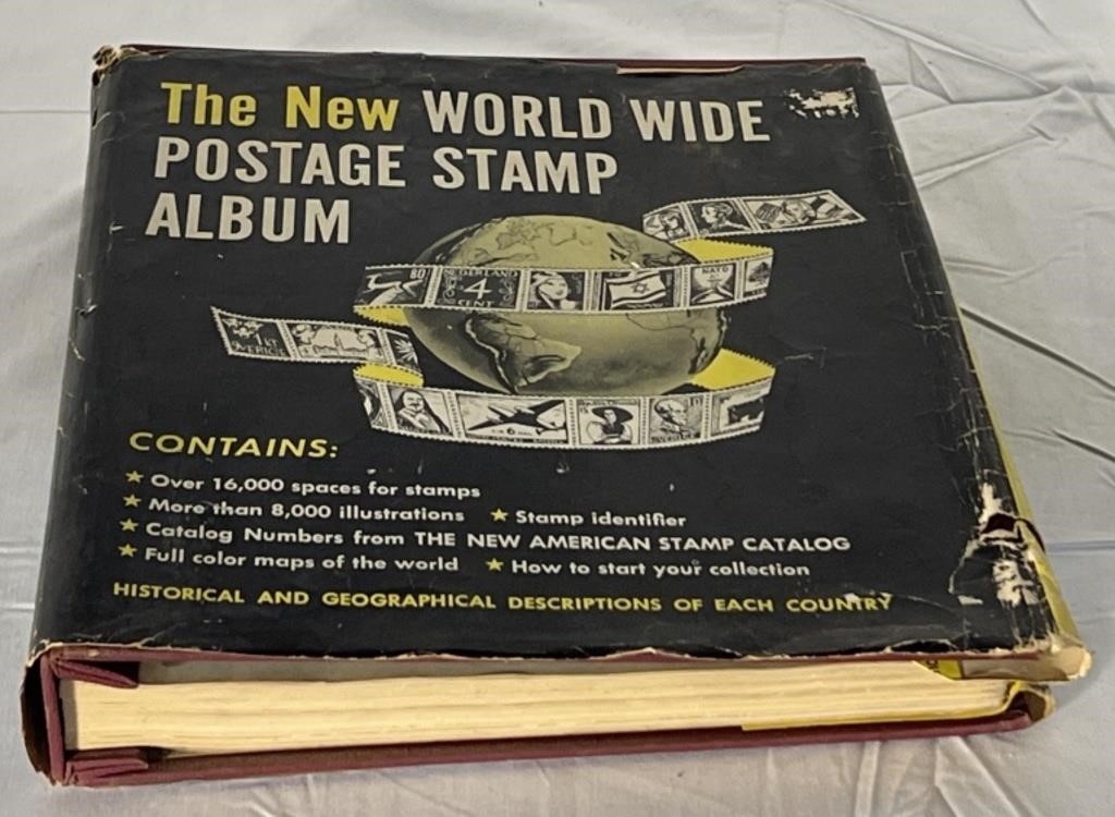 (MN) The  New World Wide Postage Stamp Album,