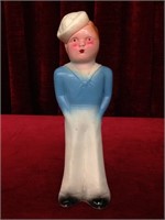 Vintage Chalkware Sailor Figure