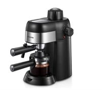 Espresso Machine, 3.5 Bar 4 Cup Steam Espresso