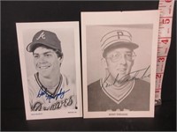 AUTOGRAPHED DALE MURPHY & KENT TEKULVE PHOTOS