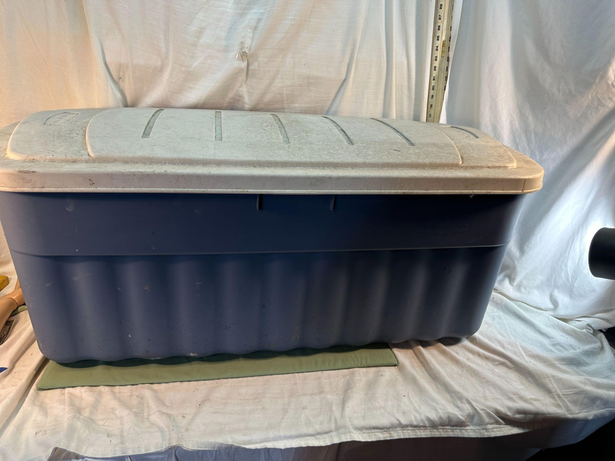 50 GAL. STORAGE TOTE WITH LID