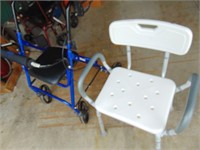Shower Chair and a Walker