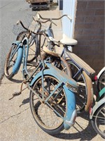 (3) Vintage Bicycles