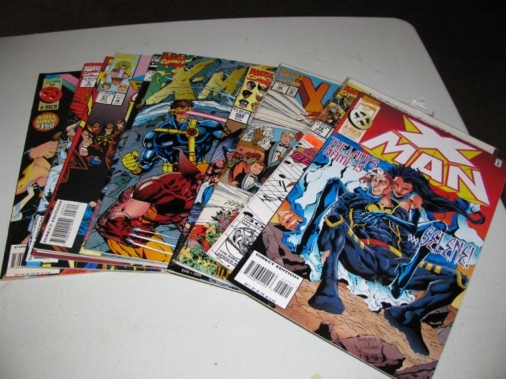 Lot of X-Men Themed Comic Books