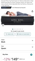 Queen Air Mattress (Open Box, Powers On)