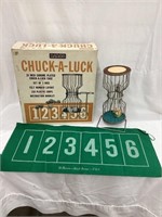 Baron Chuck-a-Luck Game, NO CHIPS