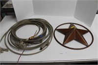 Lariat Ropes and Round Metal Star