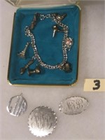 Sterling Jewelry Lot…2 pins and a pendant, all ma