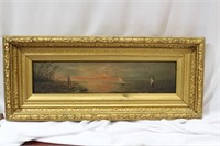 An Antique 19th Century Oil on Board