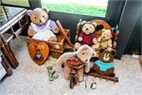 Stuffed Bears, Wood Wagon, Bear Signs,