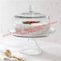 Threshold glass cake stand set