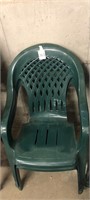 Plastic Outdoor Chairs (2)