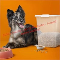 Pet food storage tub