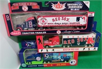 3x Boston Red Sox Die Cast Tractor Trailer 1995-04
