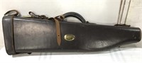 Vintage leather gun case
