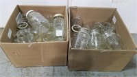 Lot of 39 mason jars