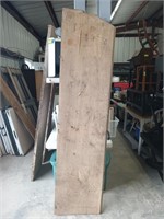 Rough cut oak board 77x20.5x1-3/8