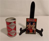 Vintage Coke Can and Glass Tile
