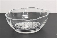 Tiffany & Co. Crystal Bowl Acorns & Ribbon