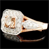 1.01ctw Diamond Ring in 14K Gold