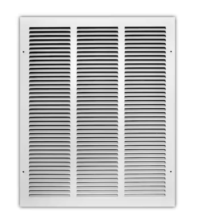 16in. x 20 in Steel Return Air Grille in White