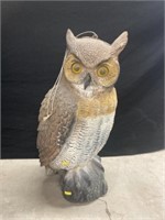 Plastic Body Owl Decoy