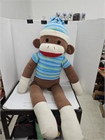 Lg Sock Monkey Stuffed Animal