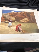 Nine scenic southwest American prints , put out