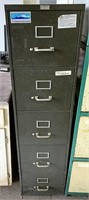 Five drawer filing cabinet