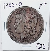 1900-O  Morgan Dollar   F+
