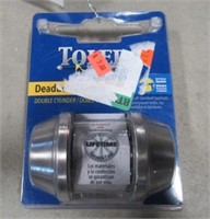 Toledo double cylinder dead bolt in box.