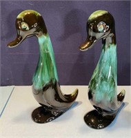 Pair of Blue Mountain Pottery Longneck Ducks