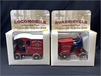 2 Antique Mall Truck Model Toys