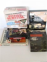 Stack Of Five Vintage Board Games